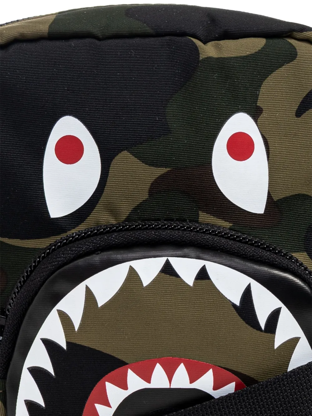 A BATHING APE Schoudertas met camouflageprint Groen