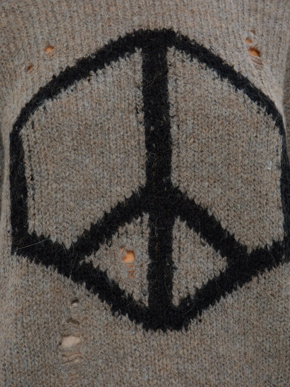 AllSaints Trui met print Grijs