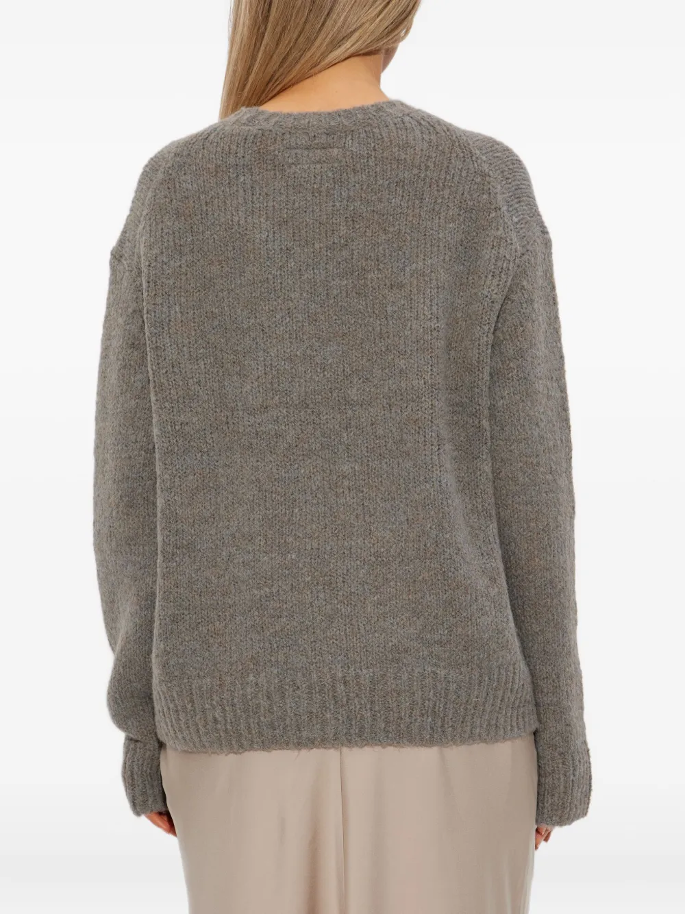 AllSaints Trui met print Grijs