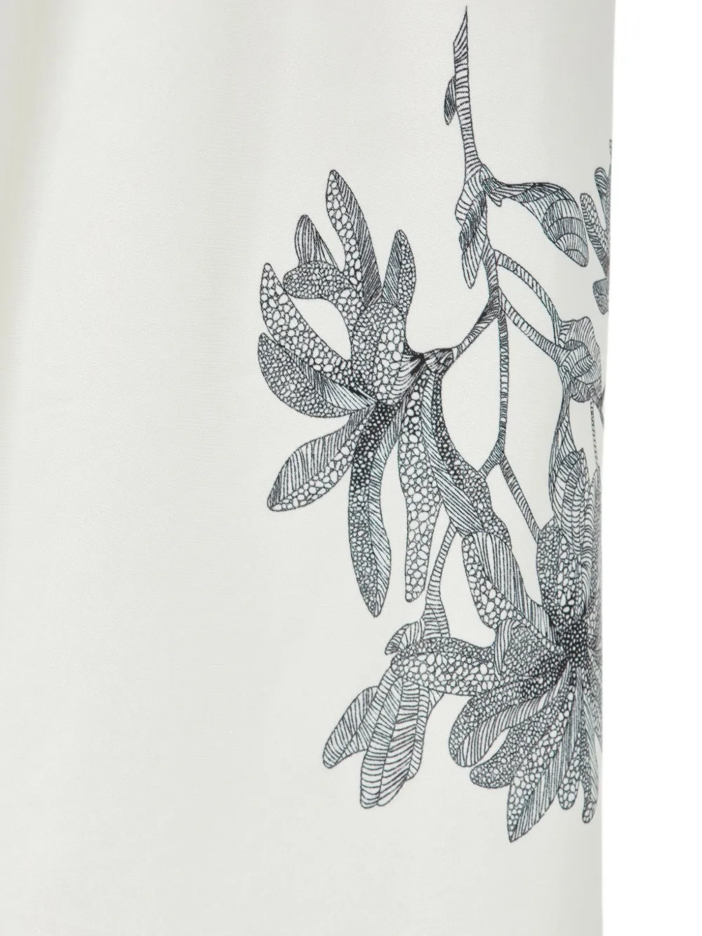 By Malene Birger Floral-print Slip Midi Skirt In White