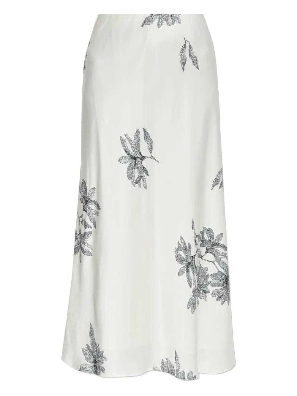 By Malene Birger floral-print slip midi skirt | White | Image 1
