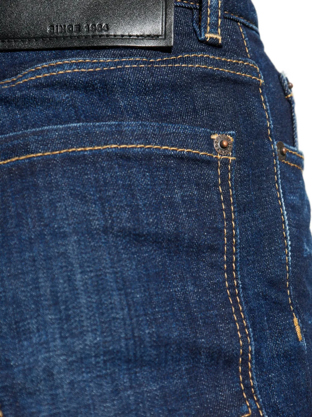 Dsquared2 Belt Loop Denim Trousers In Brown