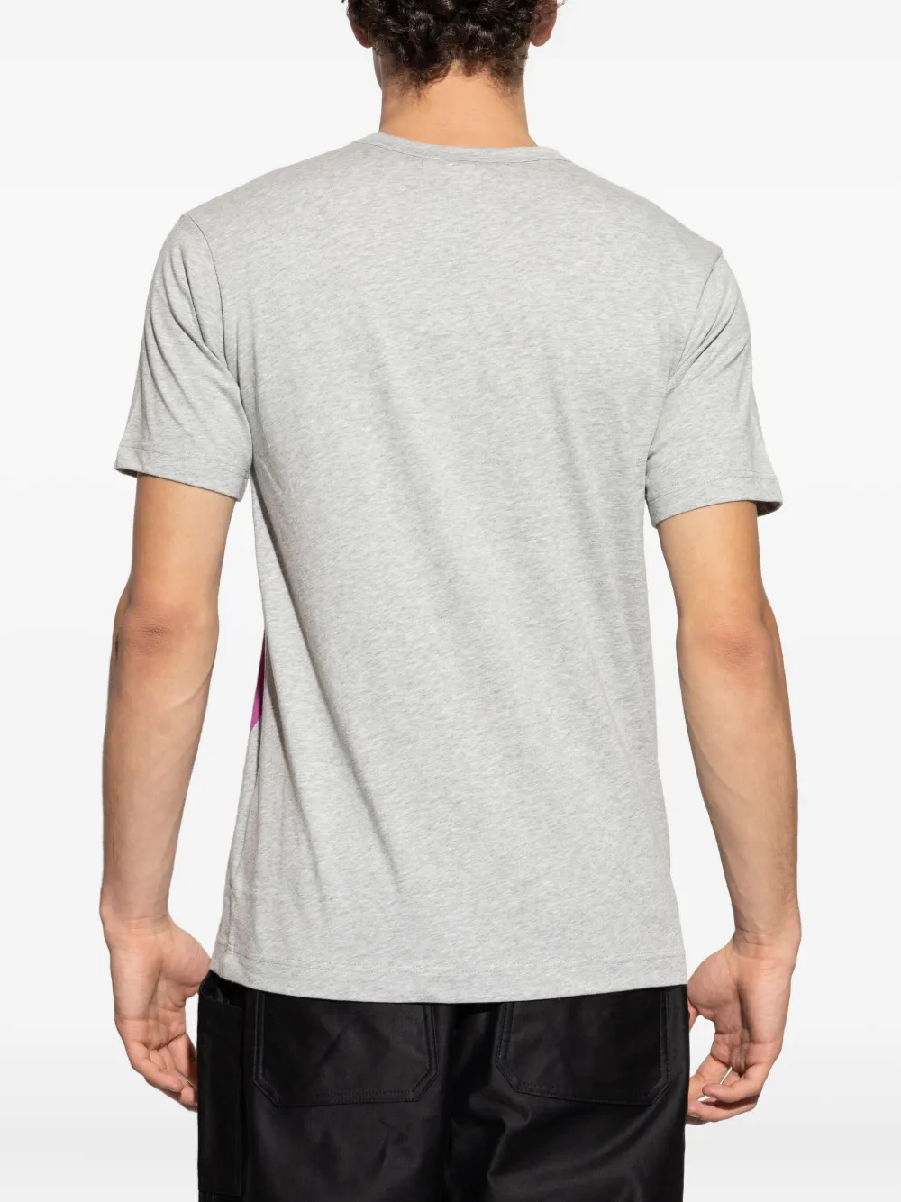 Comme Des Garçons Shirt Abstract-print T-shirt In Gray