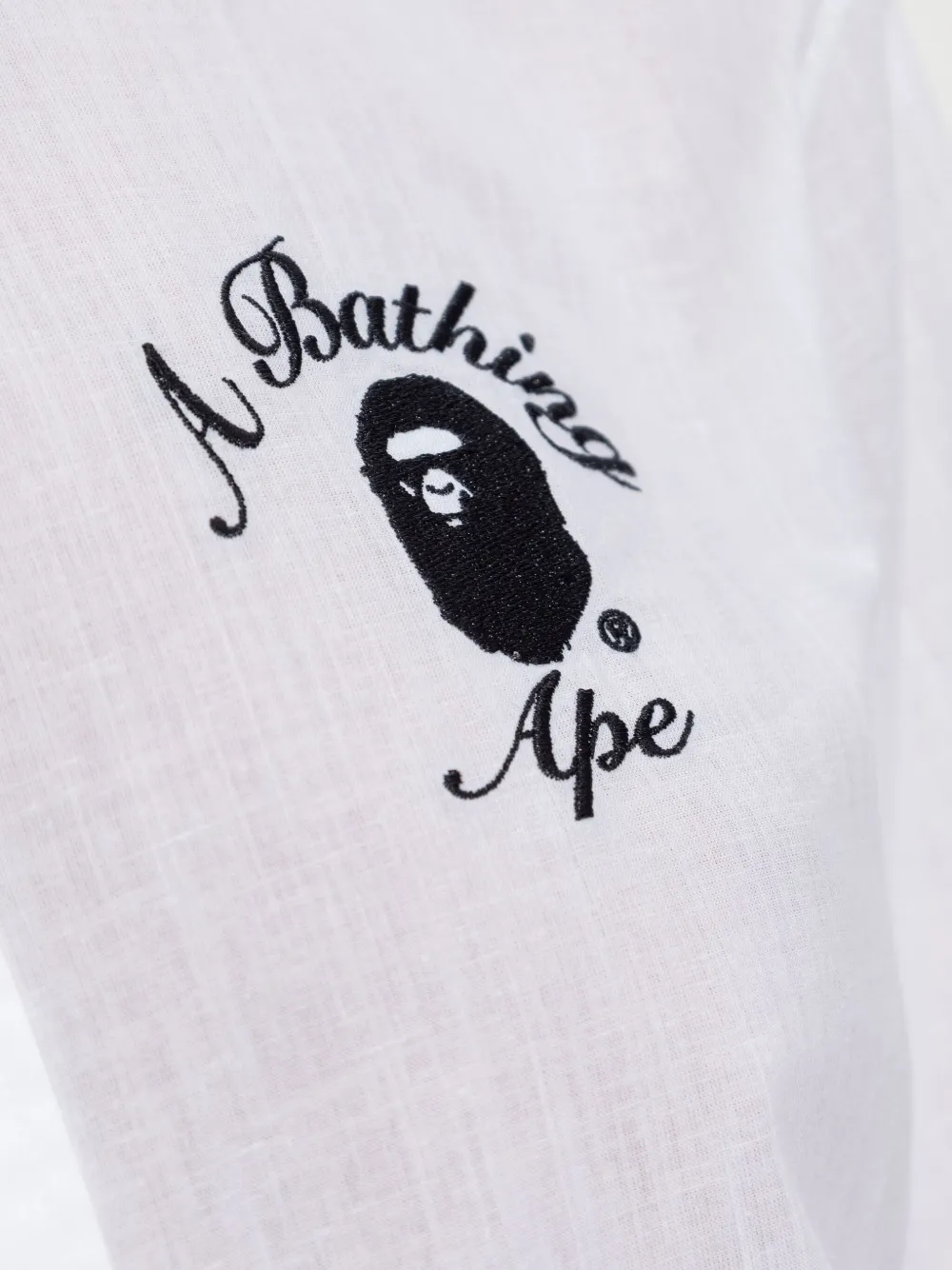A BATHING APE Katoenen blouse Wit