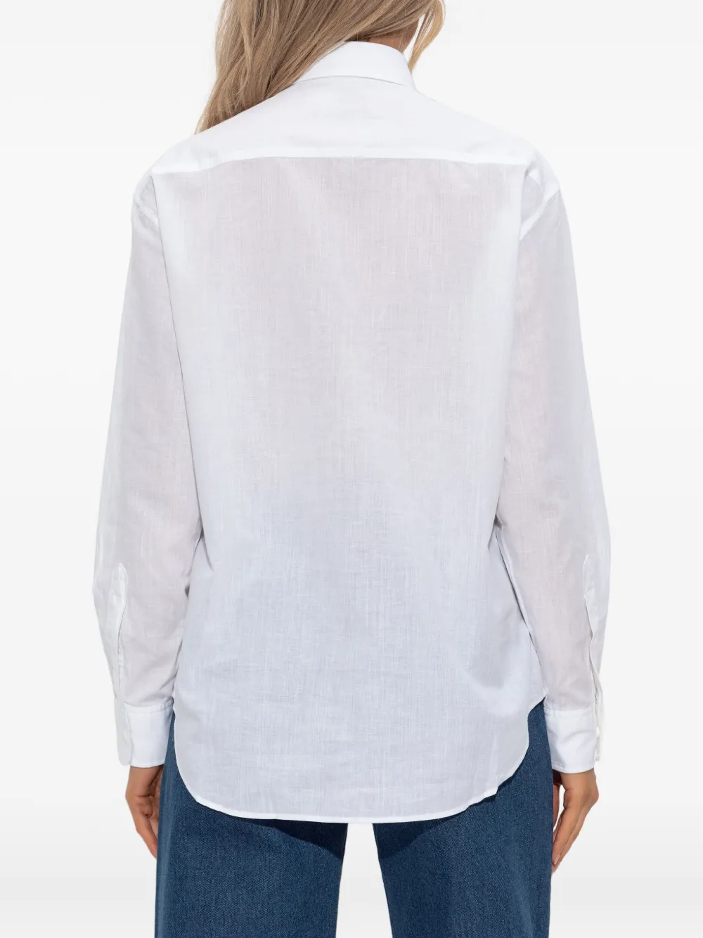 A BATHING APE Katoenen blouse Wit