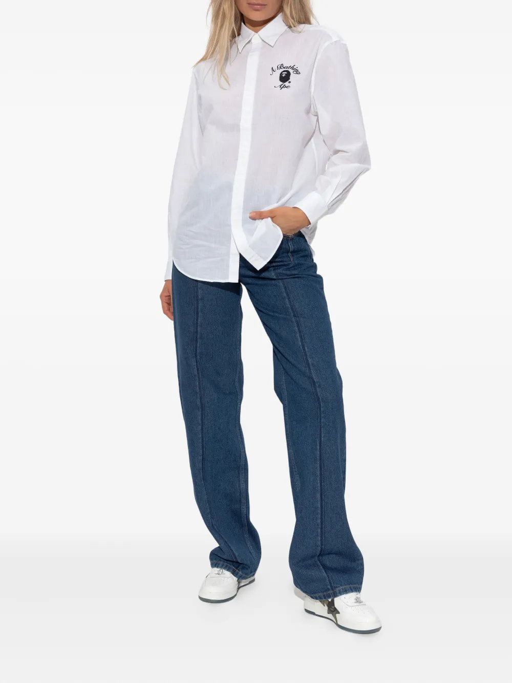A BATHING APE® cotton shirt | Shirts | Image 2