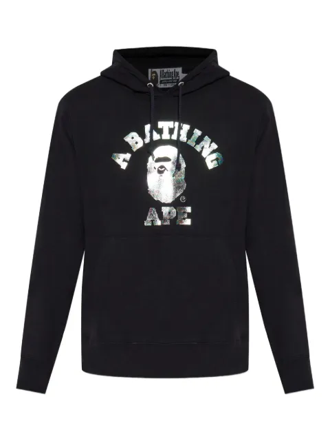 A BATHING APE® logo-print hoodie