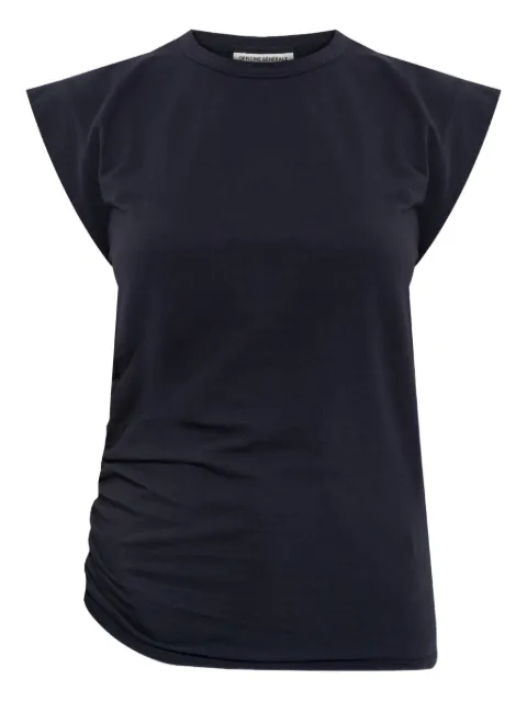 Officine Generale gathered cotton T-shirt
