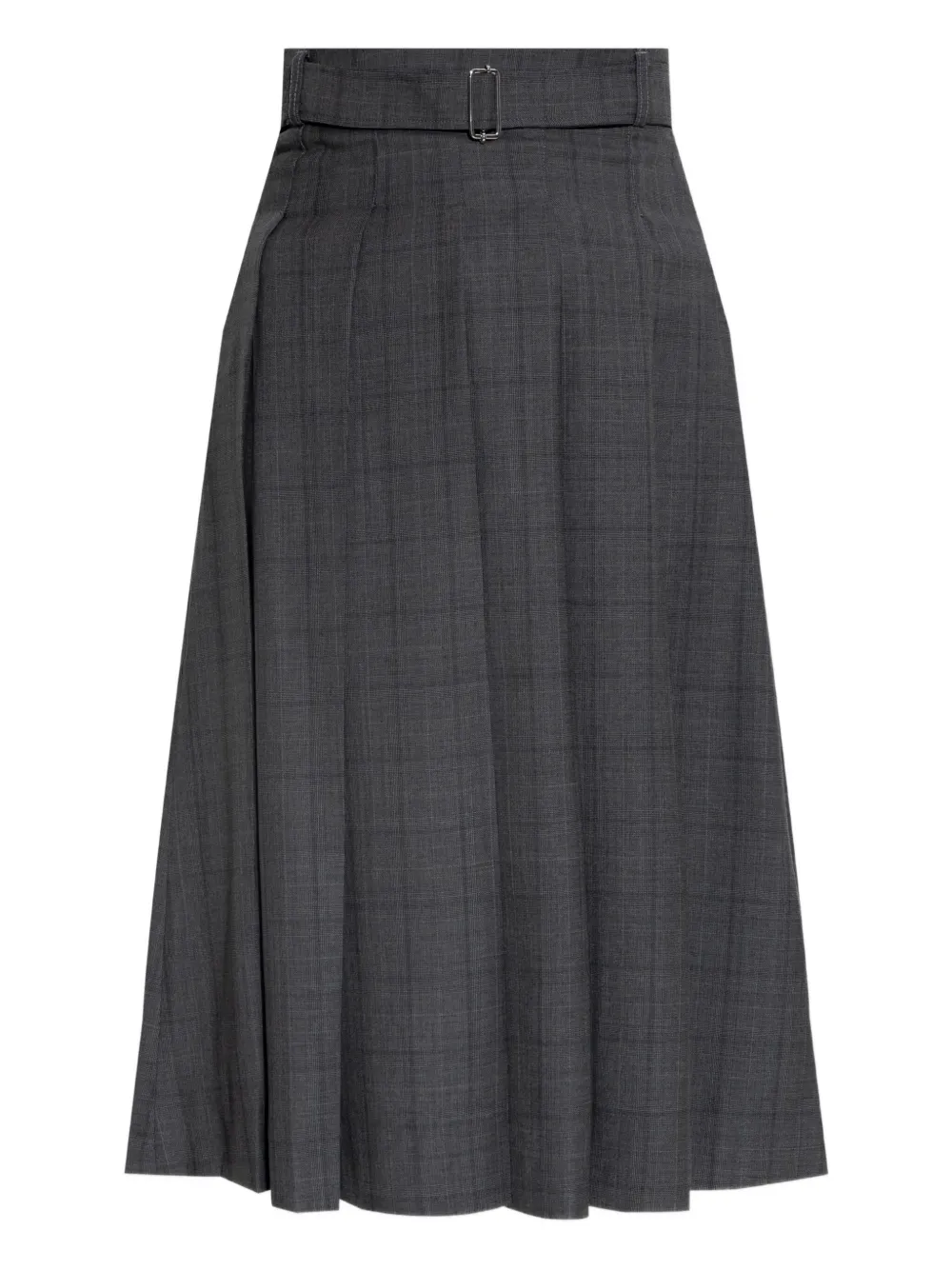 Officine Generale pleated belted skirt | Grey | Image 1