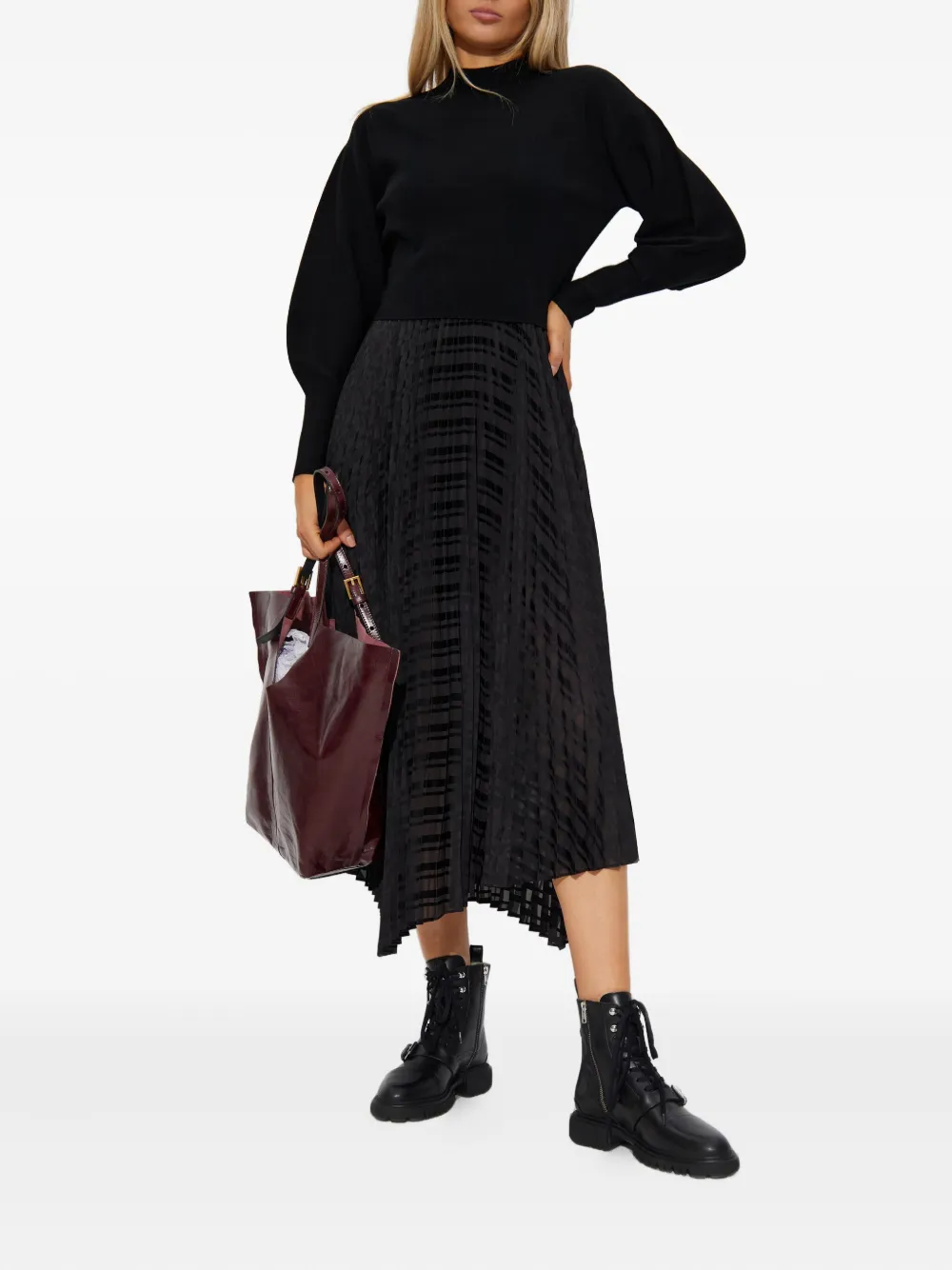 AllSaints Sinead jurk - Zwart