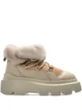 Inuikii Endurance Trekking shearling-trimmed platform boots - Neutrals