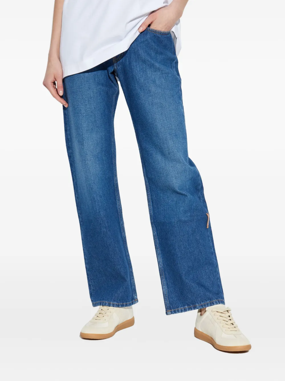 Off-White Jeans met vijf zakken Blauw