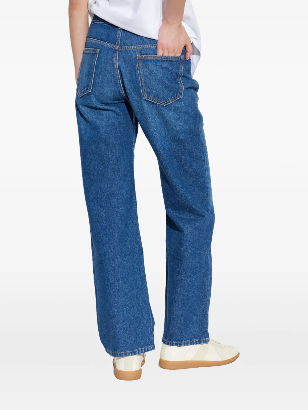 Off-White Jeans met vijf zakken Blauw