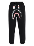 A BATHING APE® shark-motif track pants - Black