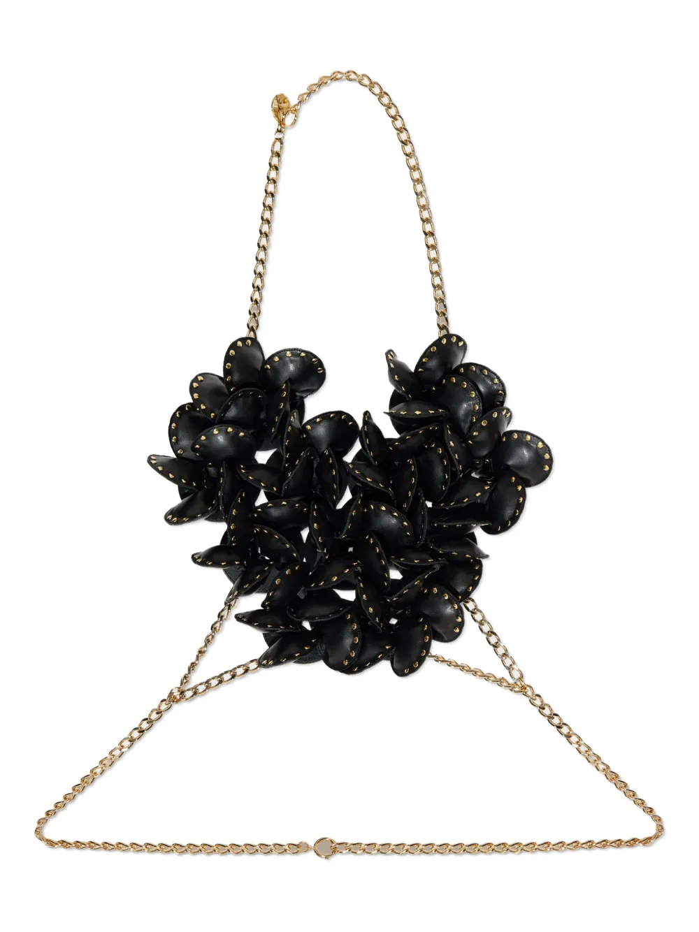 Noir Kei Ninomiya petal-embellished harness | Black | Image 1