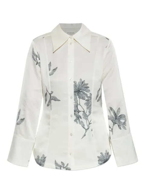 By Malene Birger قميص بأكمام طويلة وطبعة زهور