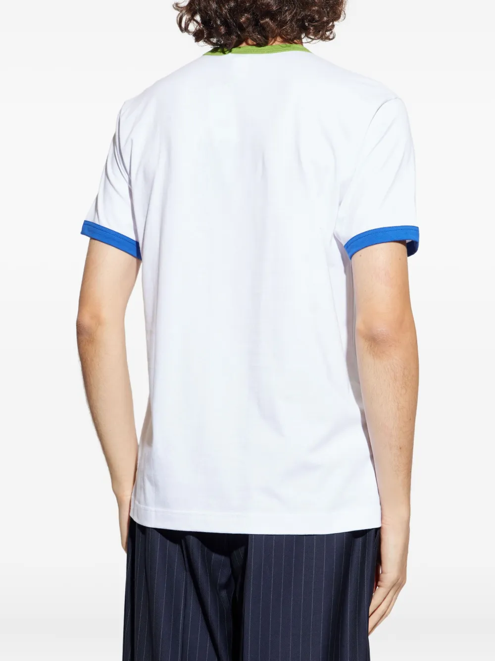 Comme Des Garçons Shirt T-shirt met contrasterende afwerking Wit