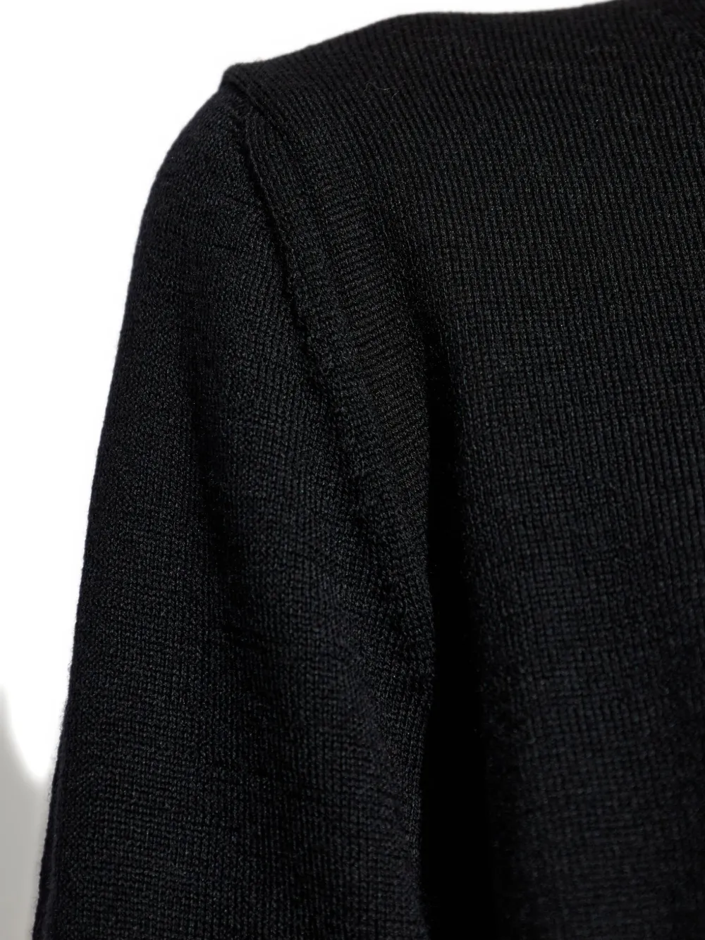 Comme Des Garçons Crew Neck Sweater In Black