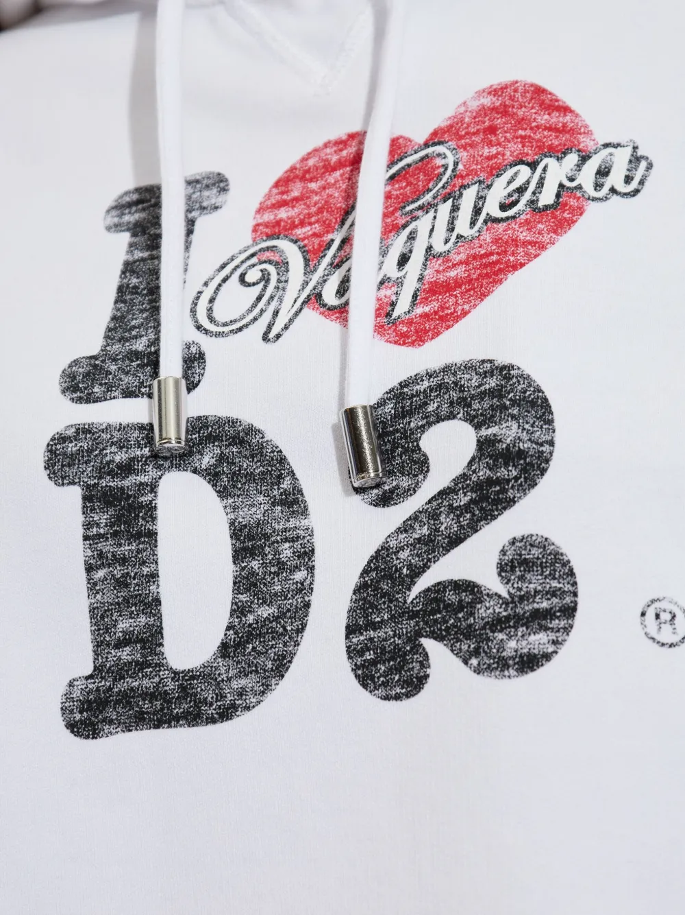 DSQUARED2 x Vaquera hoodie met logoprint Wit