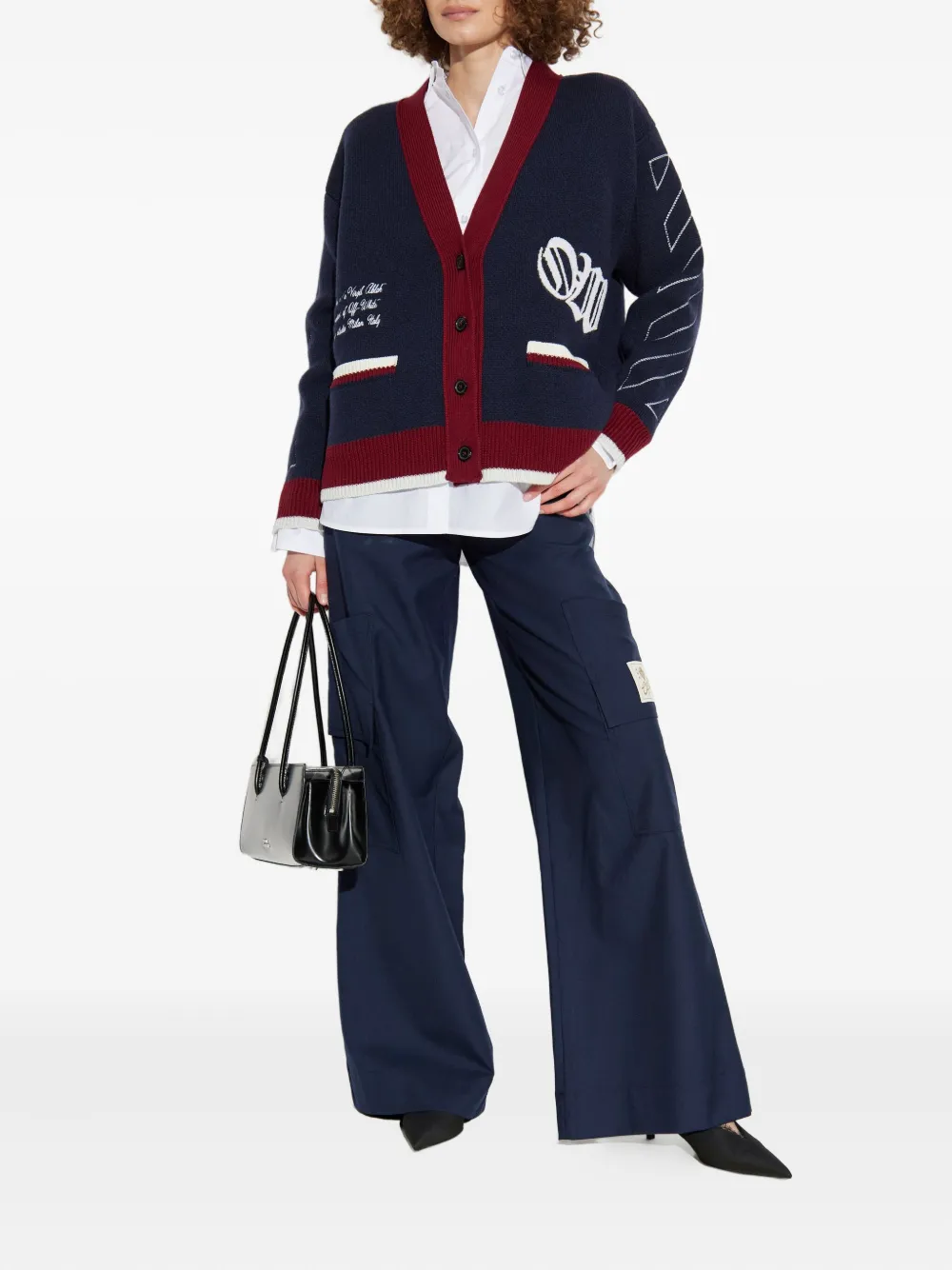 Off-White cárdigan Varsity en jacquard | Cárdigans | Image 2