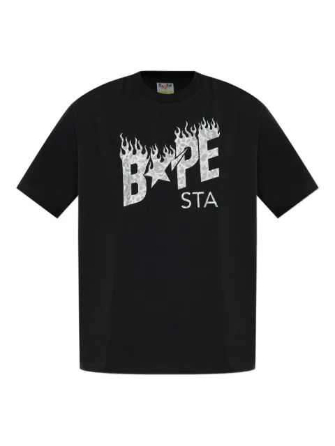 A BATHING APE® Bape STA leopard-print T-shirt