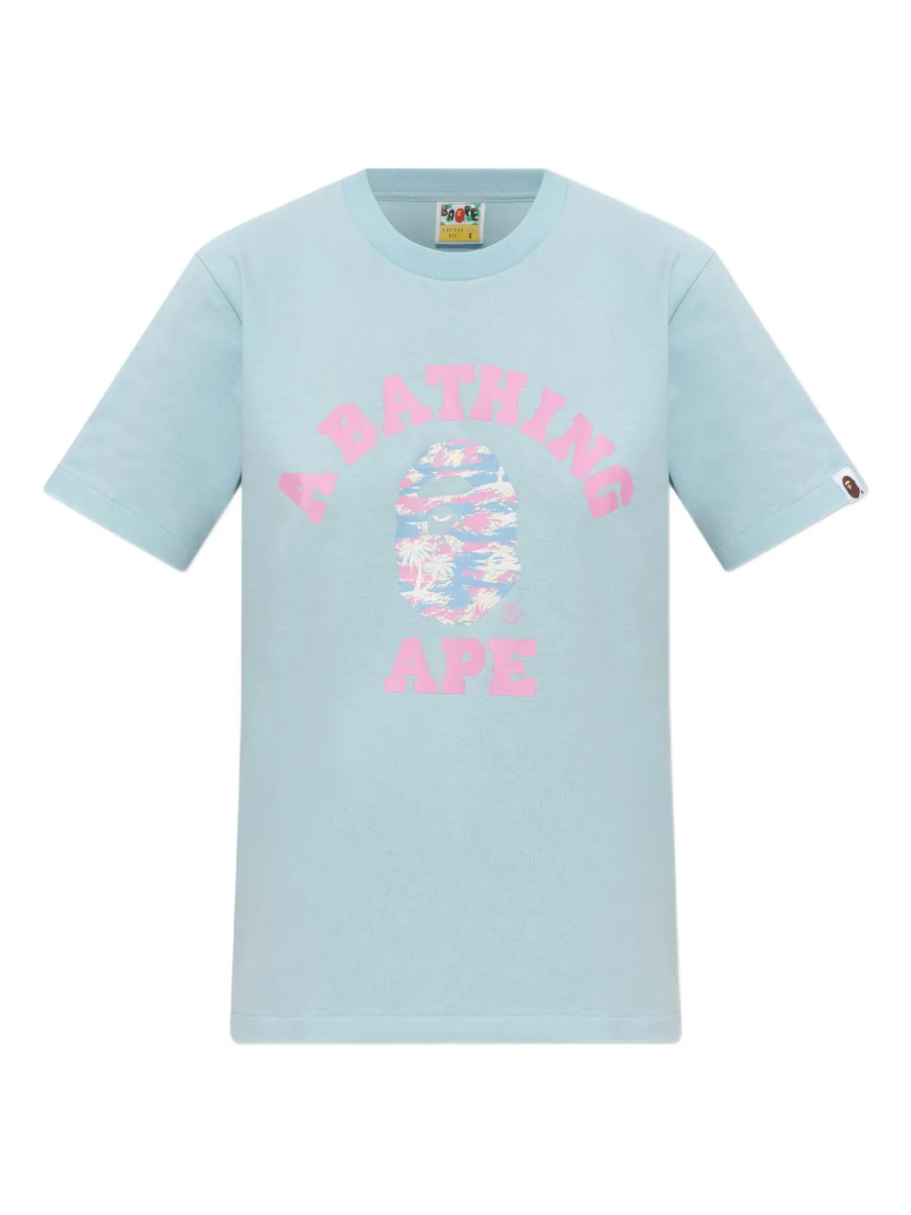 A BATHING APE® graphic-print T-shirt | Blue | Image 1