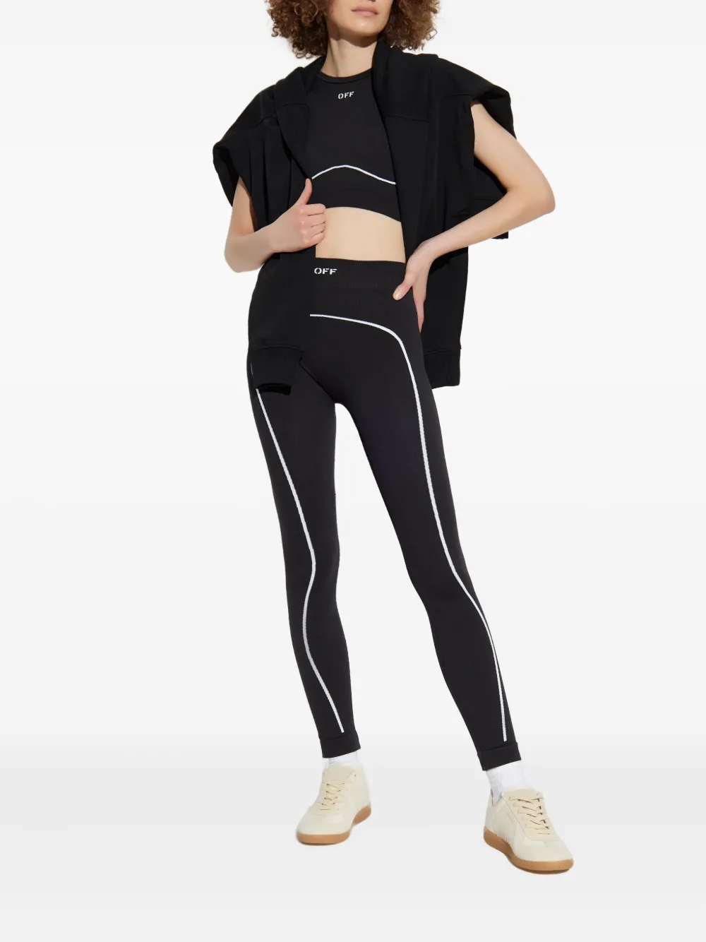 Off-White seamless curved-hem top | T-Shirts & Jersey Shirts | Image 2