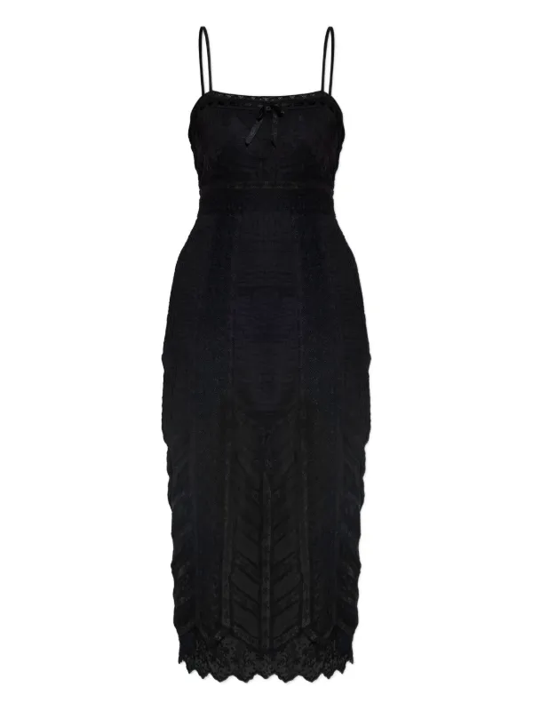 LoveShackFancy Lace Celadine Dress - Black LoveShackFancy Lace Celadine Dress - Black