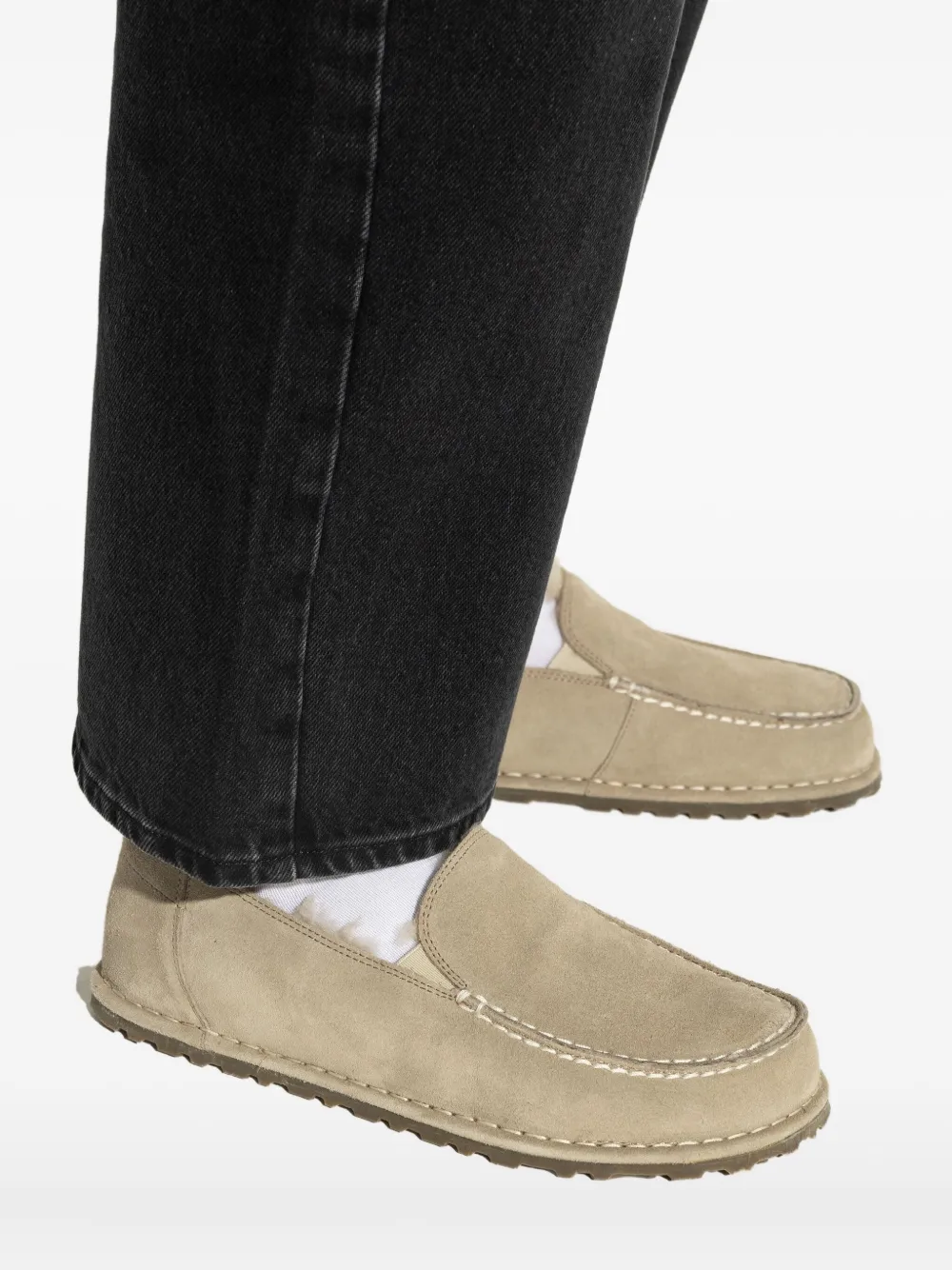 Birkenstock Utti Shearling suede loafers Neutrals