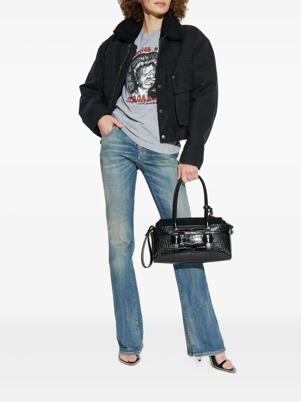 DSQUARED2 Jeans met vervaagd effect - Blauw