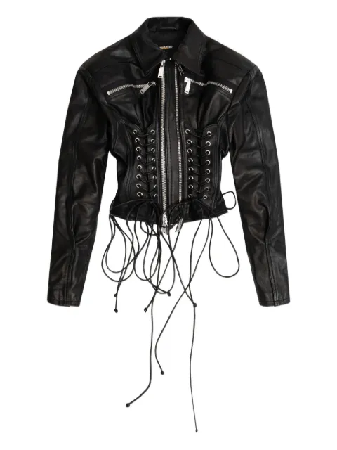 DSQUARED2 x Ducati zip lace-up jacket