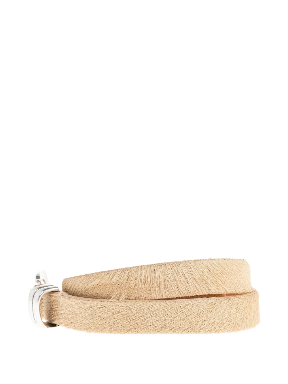 By Malene Birger leather buckle belt - Beige