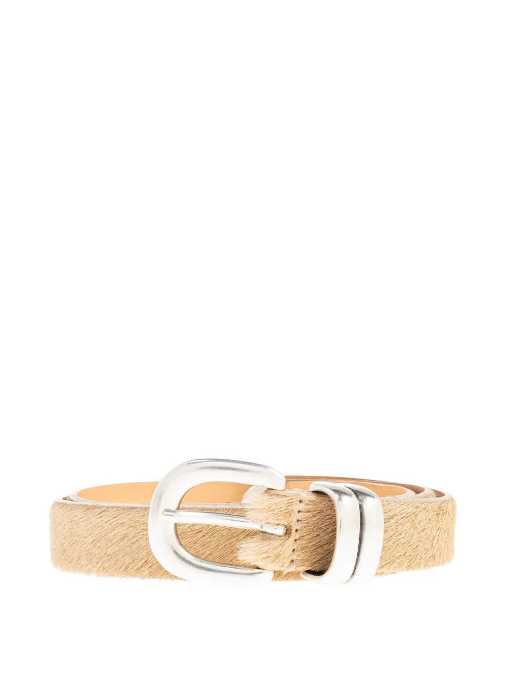 By Malene Birger leather buckle belt | Neutrals | Image 1