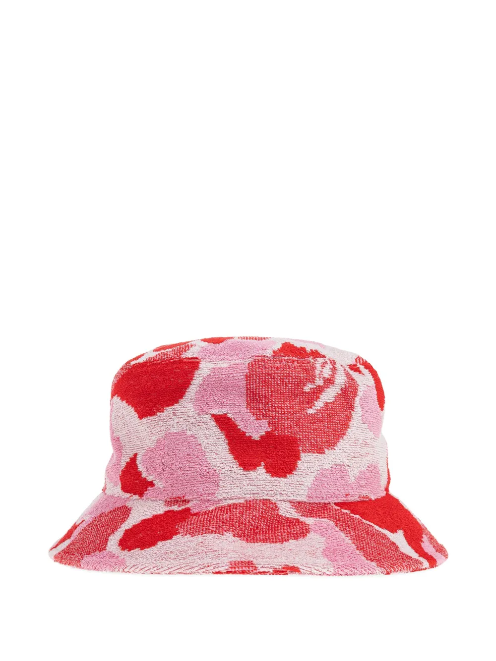 A BATHING APE Vissershoed met camouflageprint - Roze