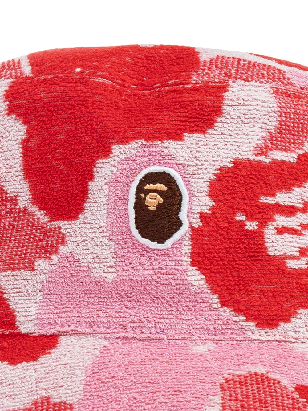A Bathing Ape Camouflage-pattern Bucket Hat In Pink