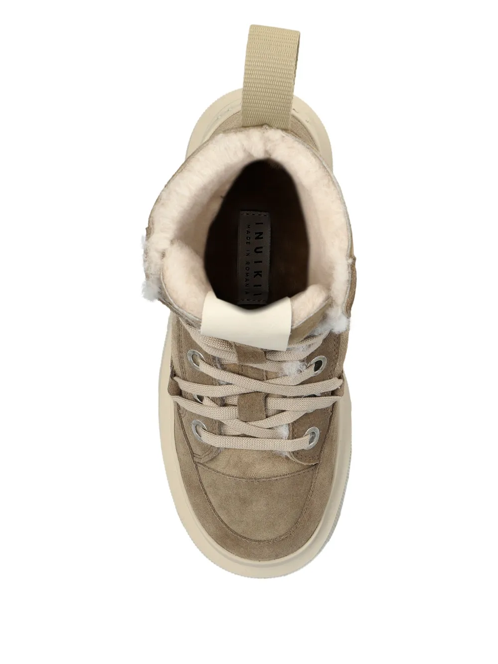 Inuikii Matilda lace-up platform boots Neutrals