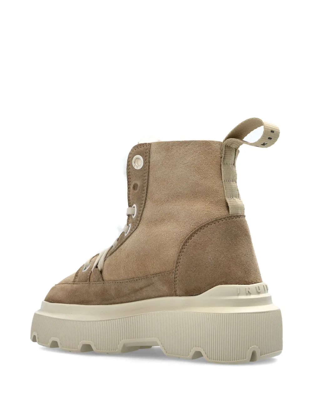 Inuikii Matilda lace-up platform boots Neutrals
