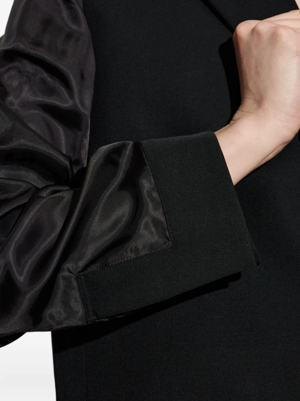 Noir Kei Ninomiya Panelled Blazer In Black