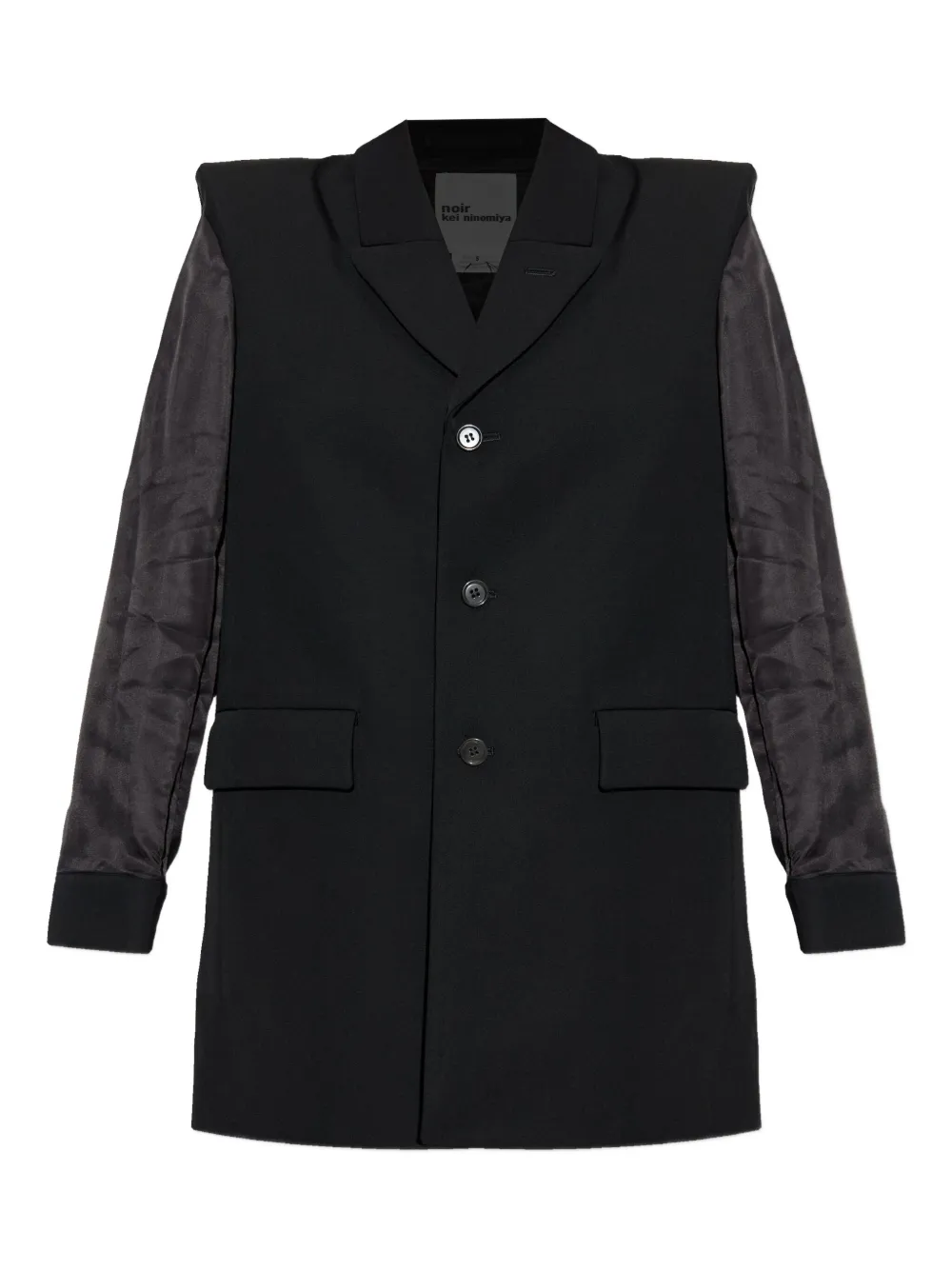 Noir Kei Ninomiya panelled blazer | Black | Image 1