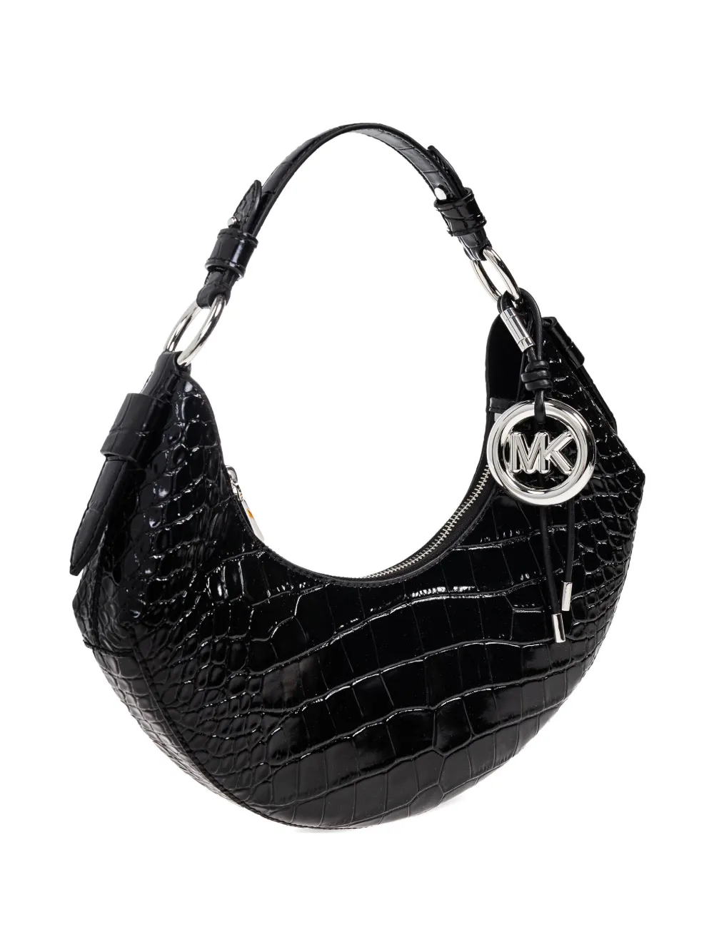 Michael Michael Kors medium Koa logo-charm shoulder bag - ブラック Michael Michael Kors medium Koa logo-charm shoulder bag - ブラック