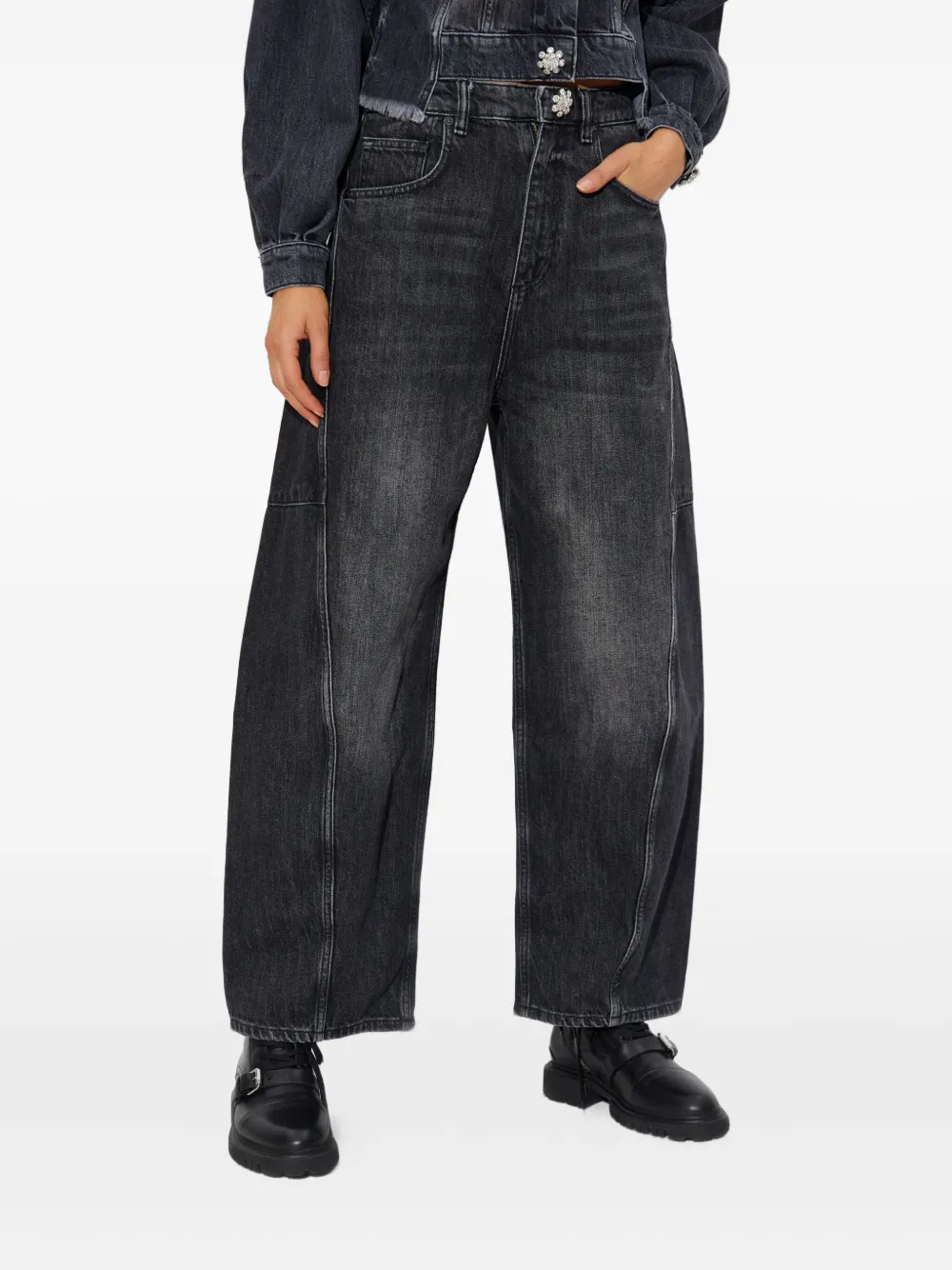 AllSaints Carter broek Zwart