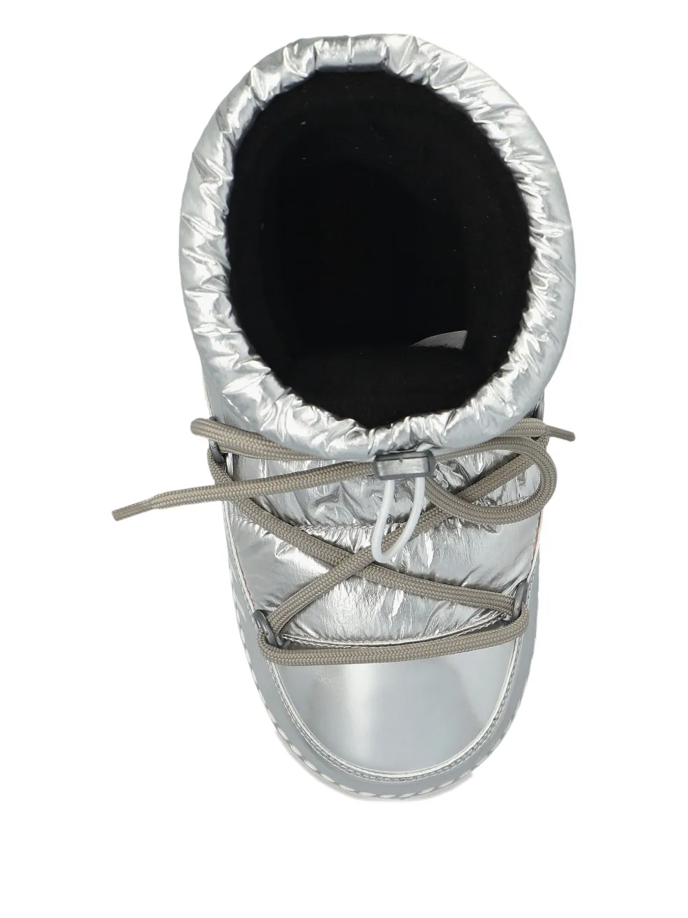 Inuikii Mountain quilted metallic snow boots Silver