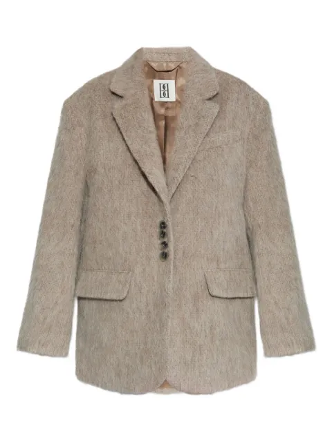 By Malene Birger button-fastening textured jacket