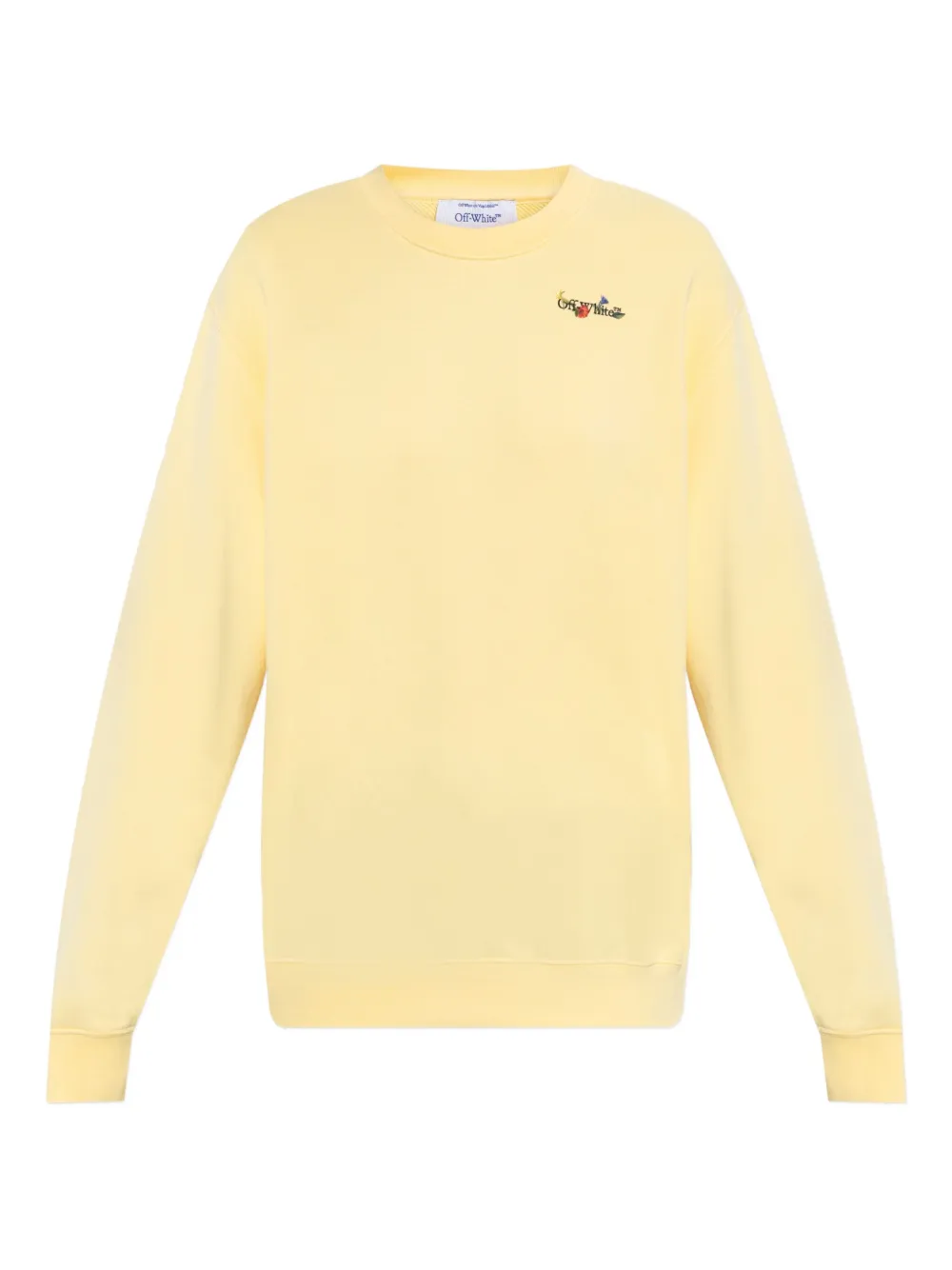 Off-White arrows-print crew-neck sweatshirt | Yellow | Image 1