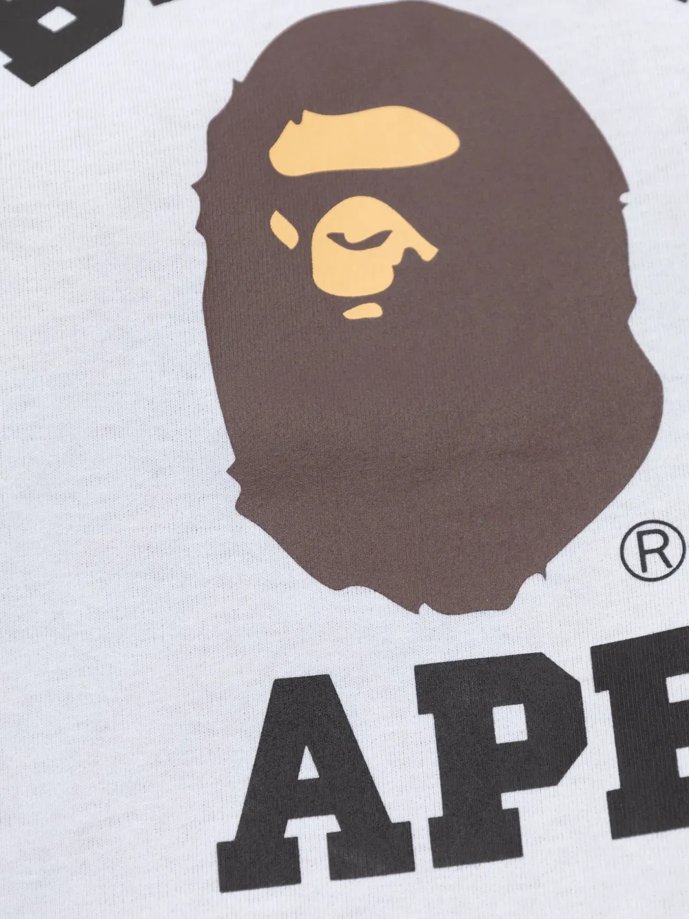 A Bathing Ape Ape Head T-shirt In White