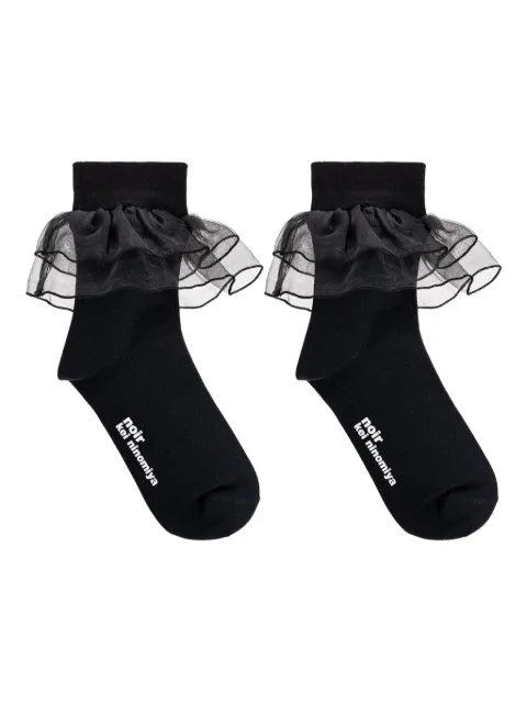 Noir Kei Ninomiya ruffled-trim socks