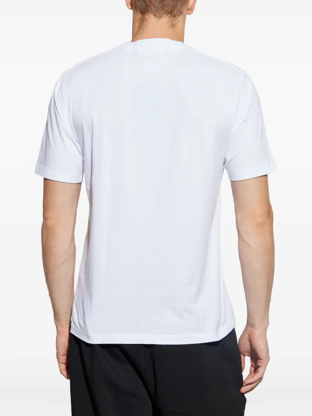 A Bathing Ape Mens White Face Shrunk Graphic-print Cotton T-shirt Xxl In White