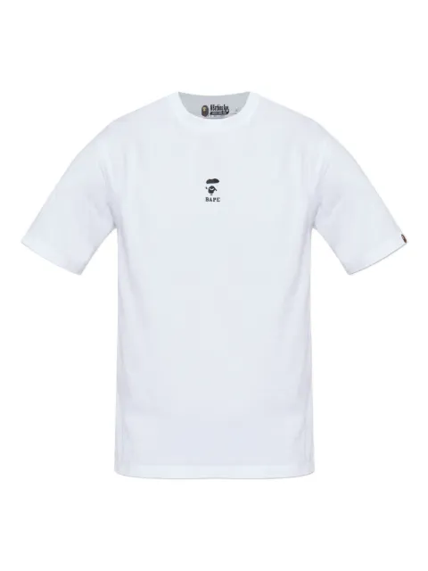 A BATHING APE® playera con bordado Ape Head