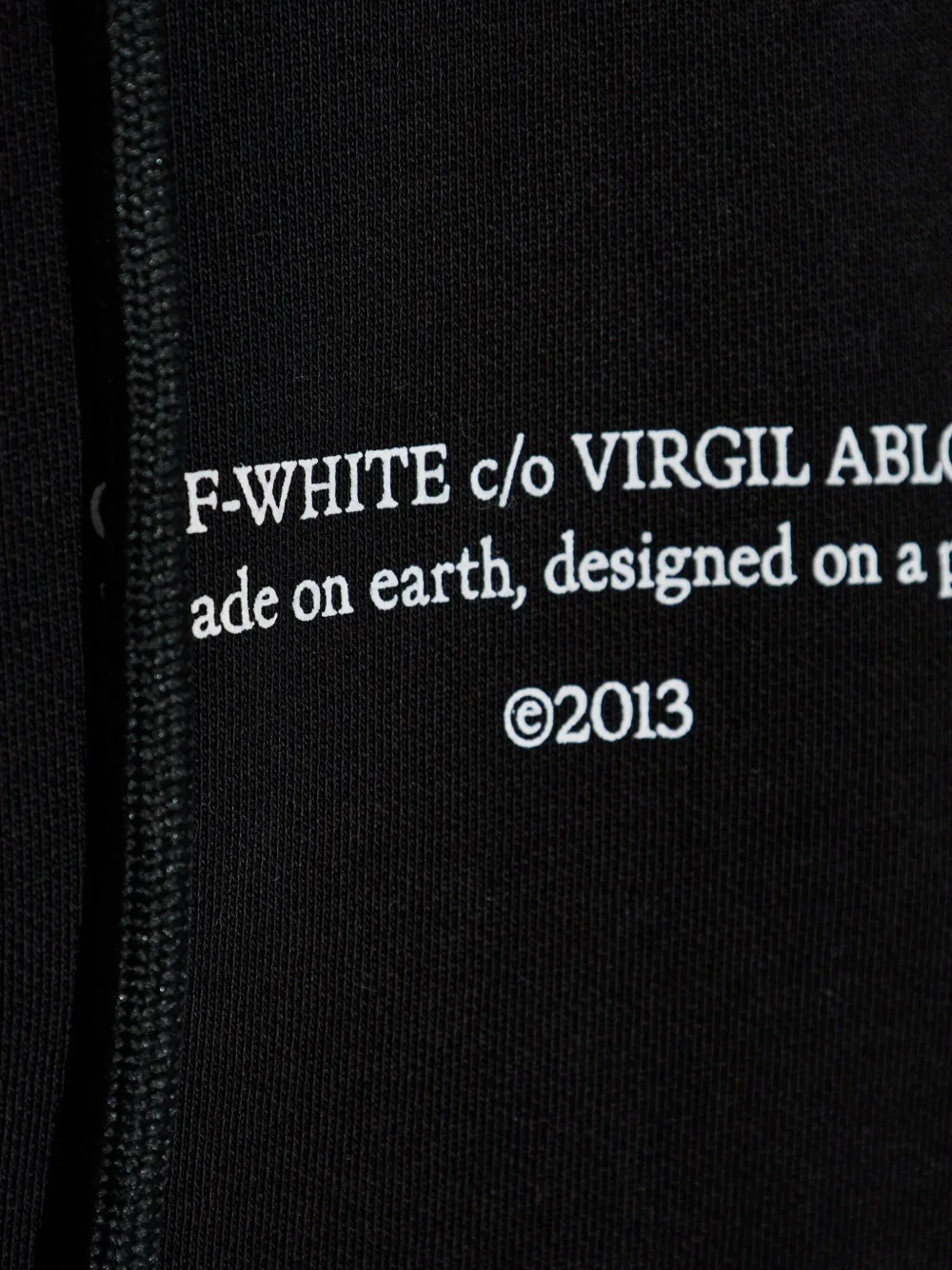 Off-white Drawstring Logo-detail Hoodie In Black