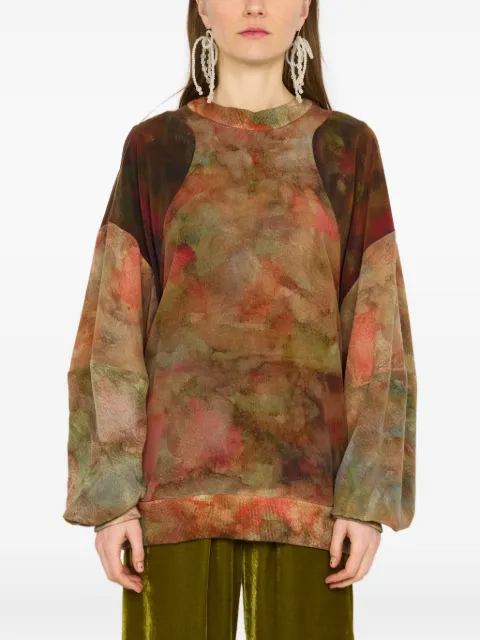 Anntian tie-dye pullover 